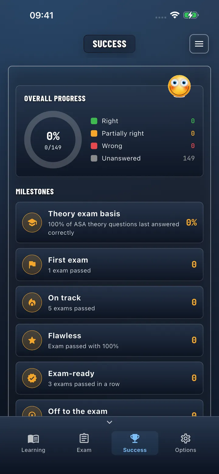 Moped Theory App – overall progress and milestones
