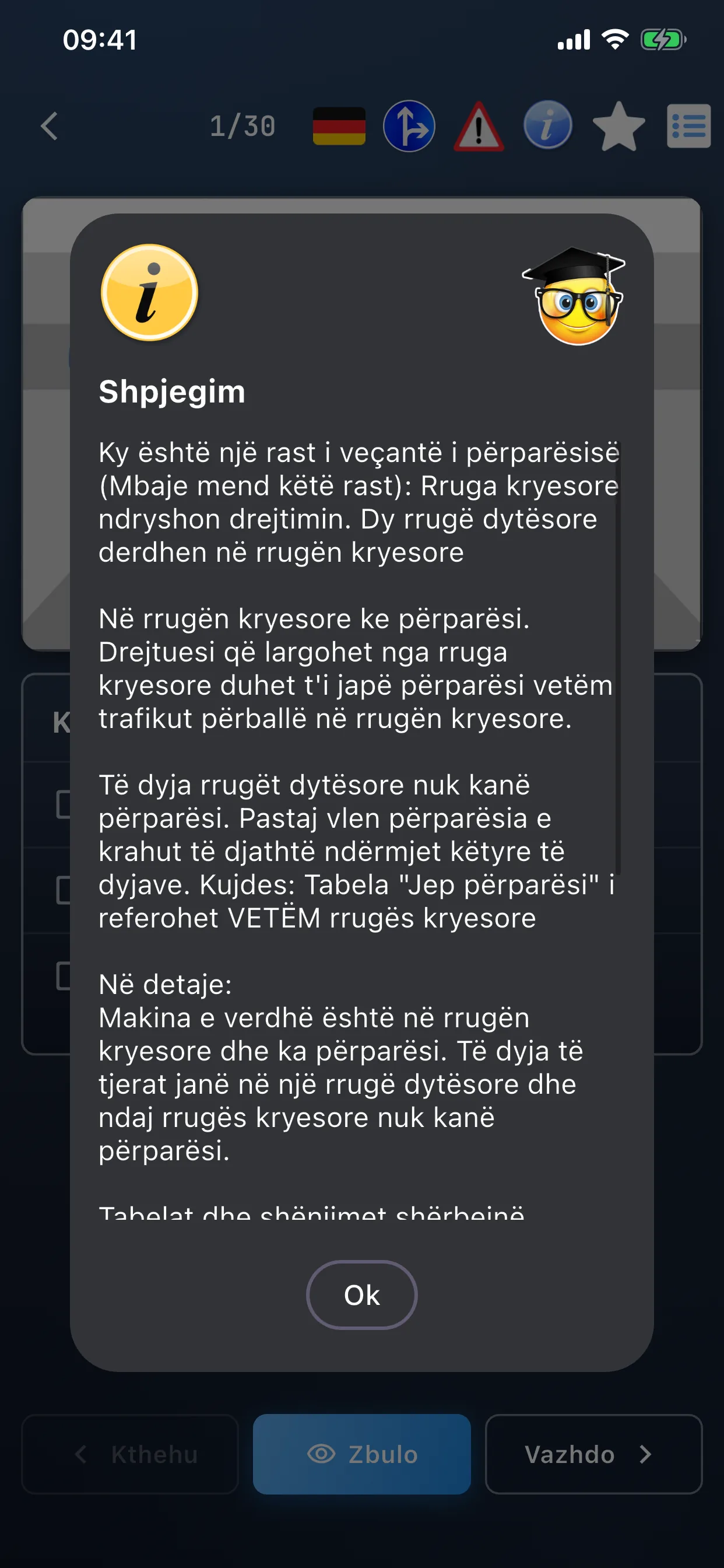 Aplikacioni i teorisë së mopedit – shpjegim i detajuar i pyetjes