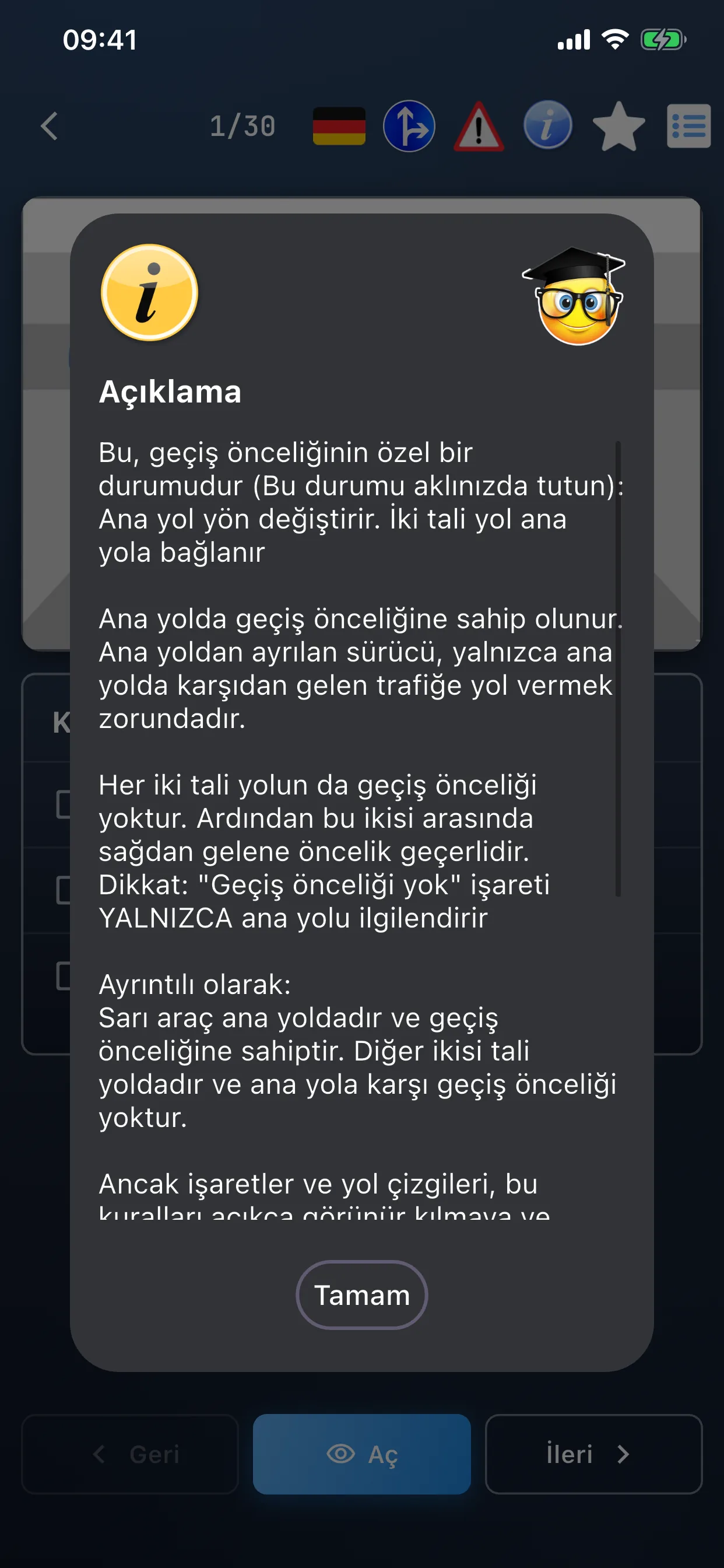 Moped teori uygulaması – sorunun ayrıntılı açıklaması