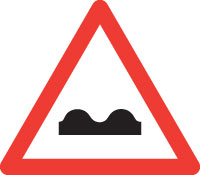 Unebene Fahrbahn