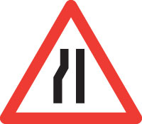 Verengung links