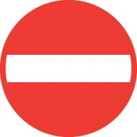 Einfahrt verboten