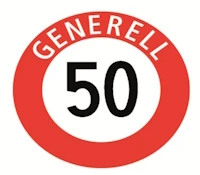 Höchstgeschwindigkeit 50 generell