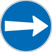 Fahrtrichtung rechts