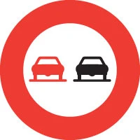 Interdiction de dépasser