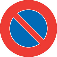 Signal 250 Parkieren verboten