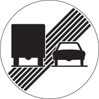 Ende des Überholverbotes für Lastwagen