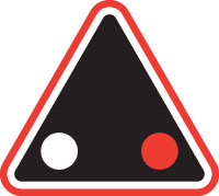 Vorsignal Hauptstrasse (2 Punkte)