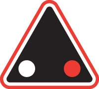 Vorsignal Hauptstrasse (2 Punkte)