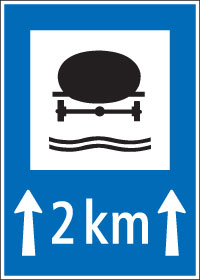 Dangerous Goods / Ferry – Information Signs Switzerland Sign 4.10